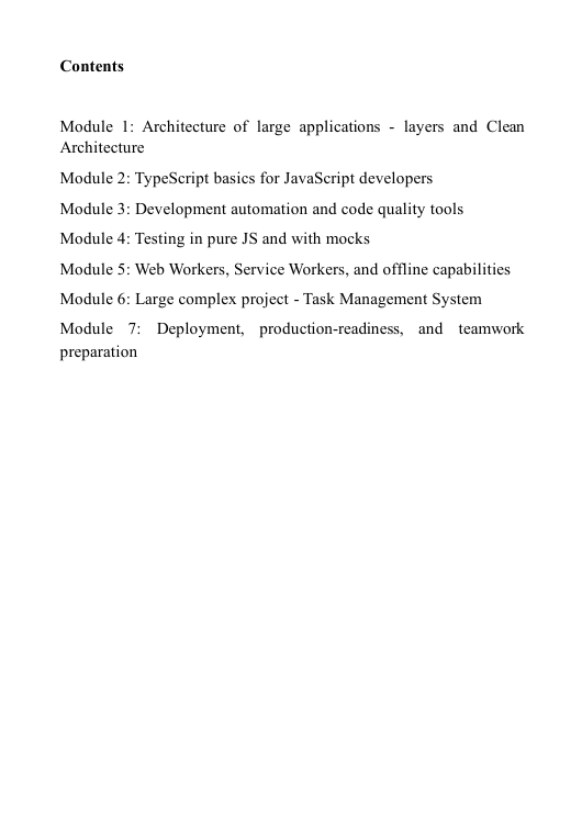 Introduction text for a PDF course on 'Beacon Code' with HTML/CSS/JS.